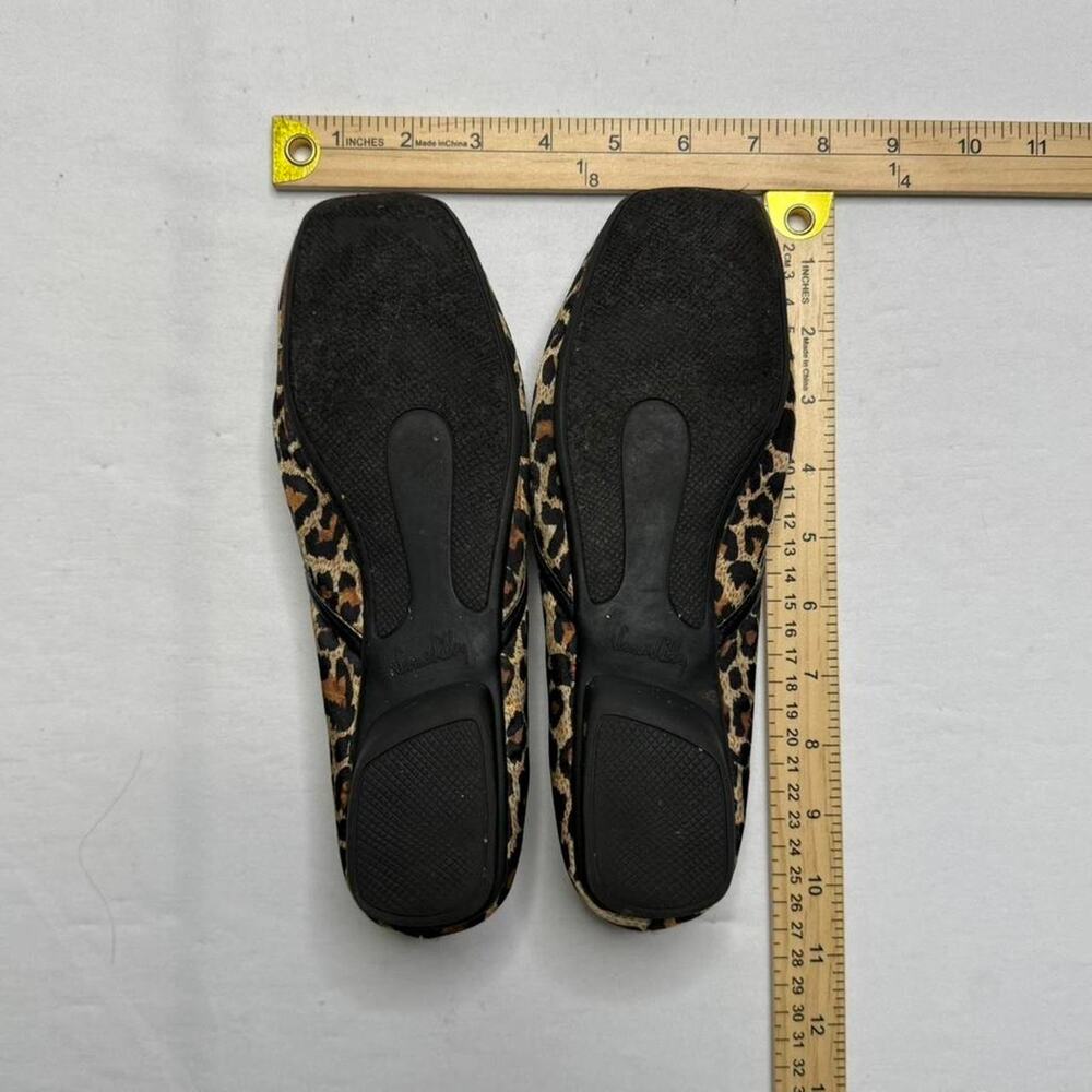 Sam & Libby Square Toe Leopard Print Ballet Flats women’s size 8 1/2 - Picture 8 of 8